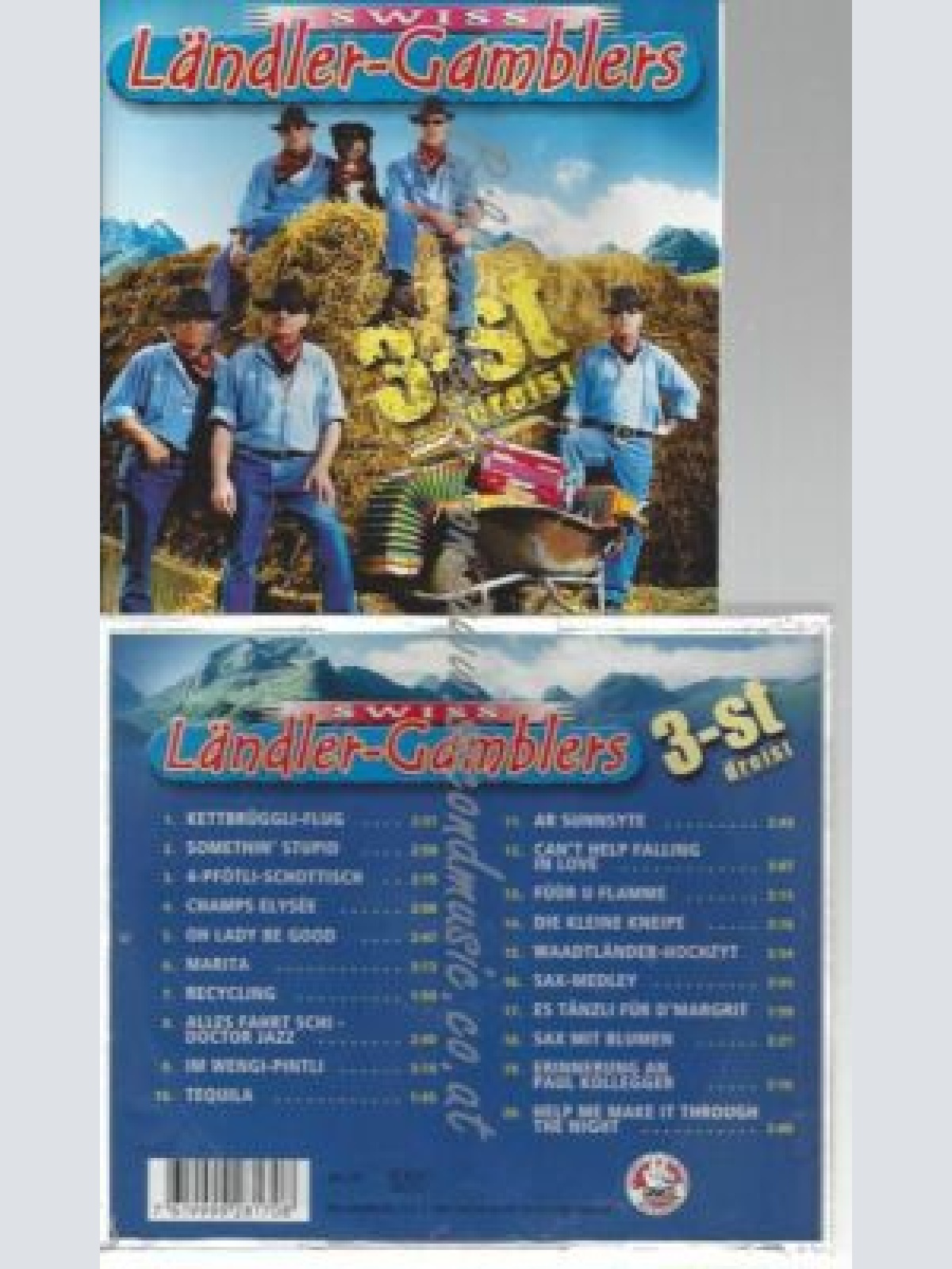 CD-- 3-St Dreist   Swiss Ländler Gamblers