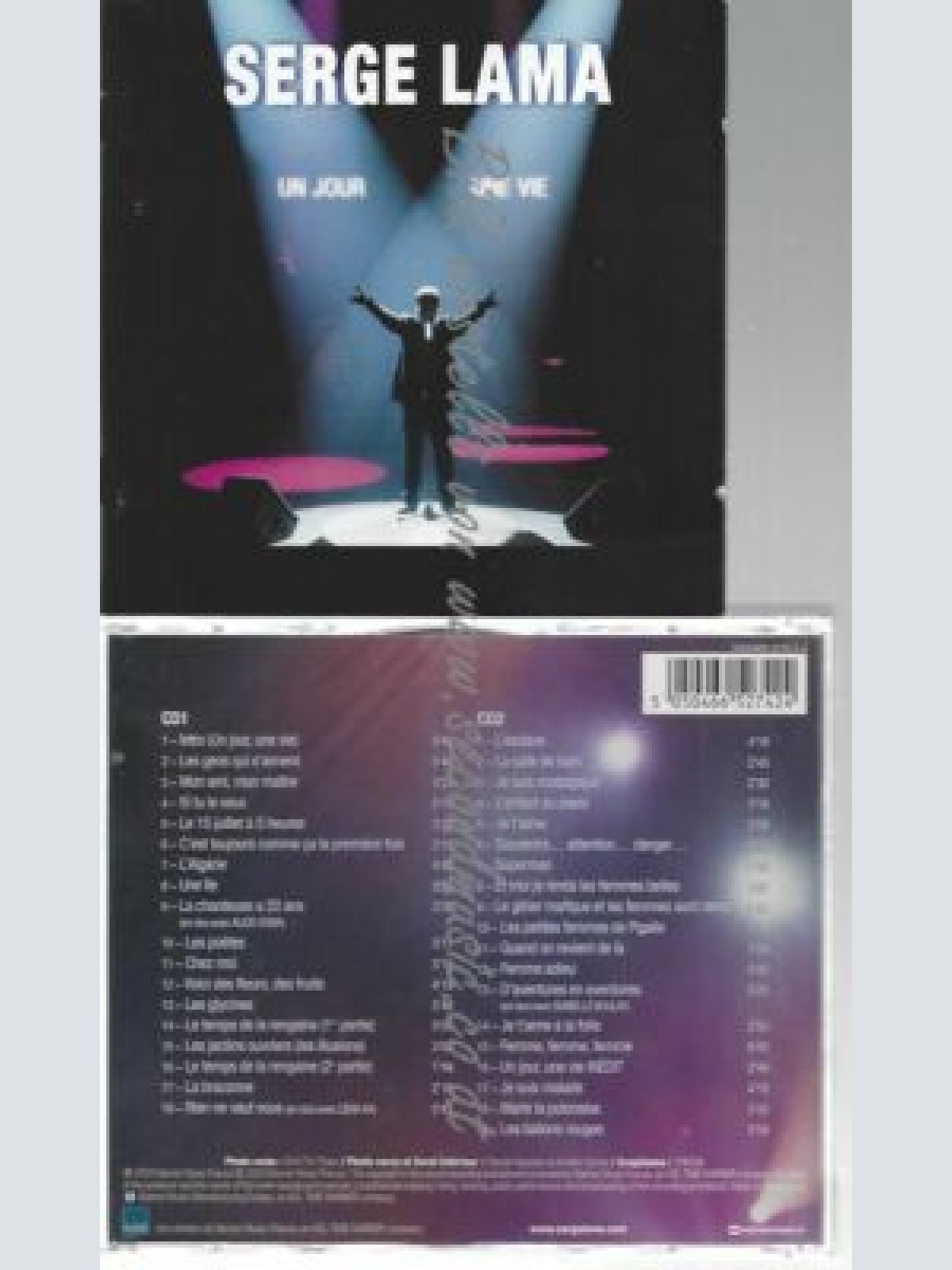 CD--SERGE LAMA--    UN JOUR, UNE VIE