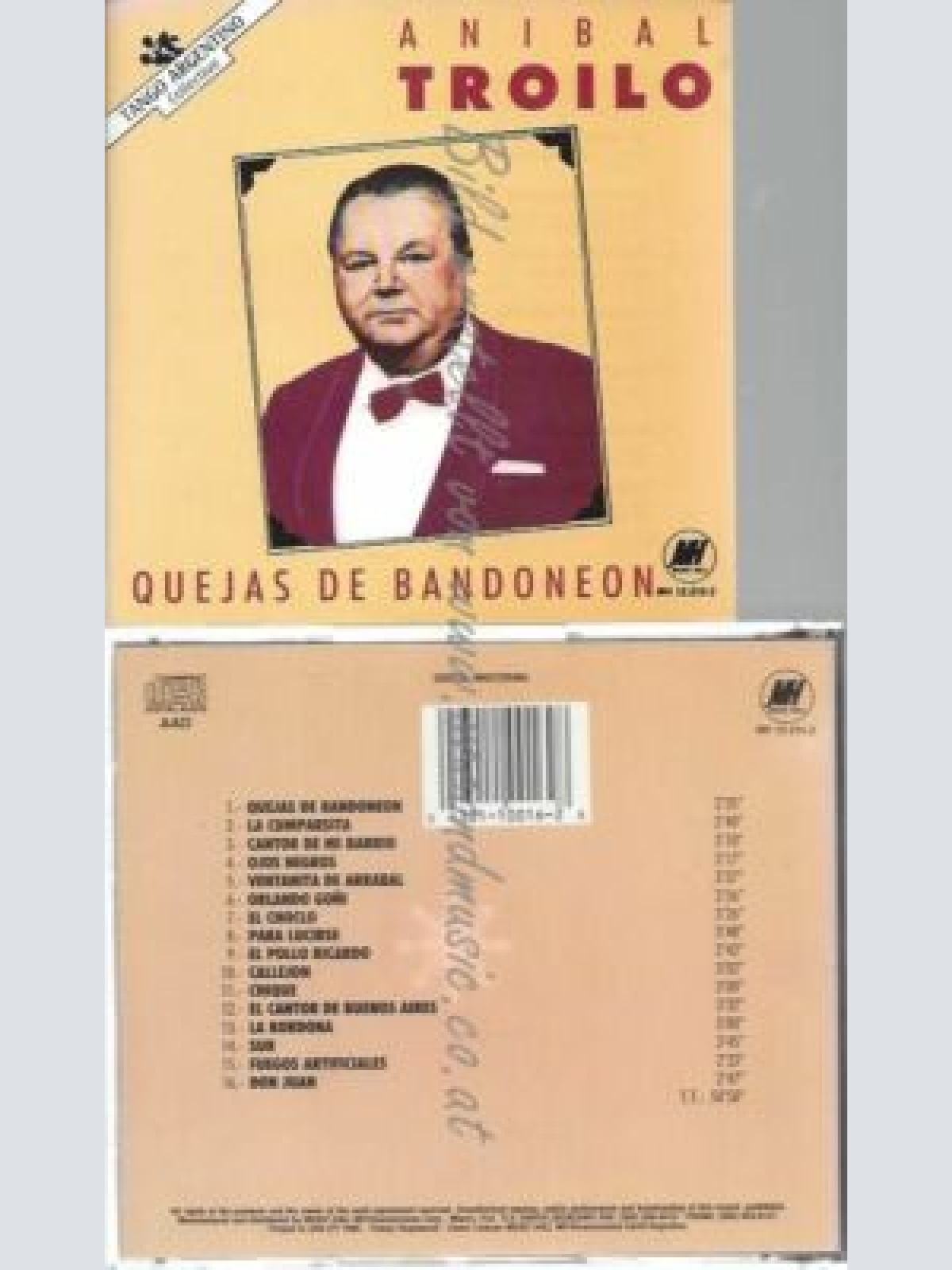 CD--ANIBAL TROILO | --QUEJAS DE BAND