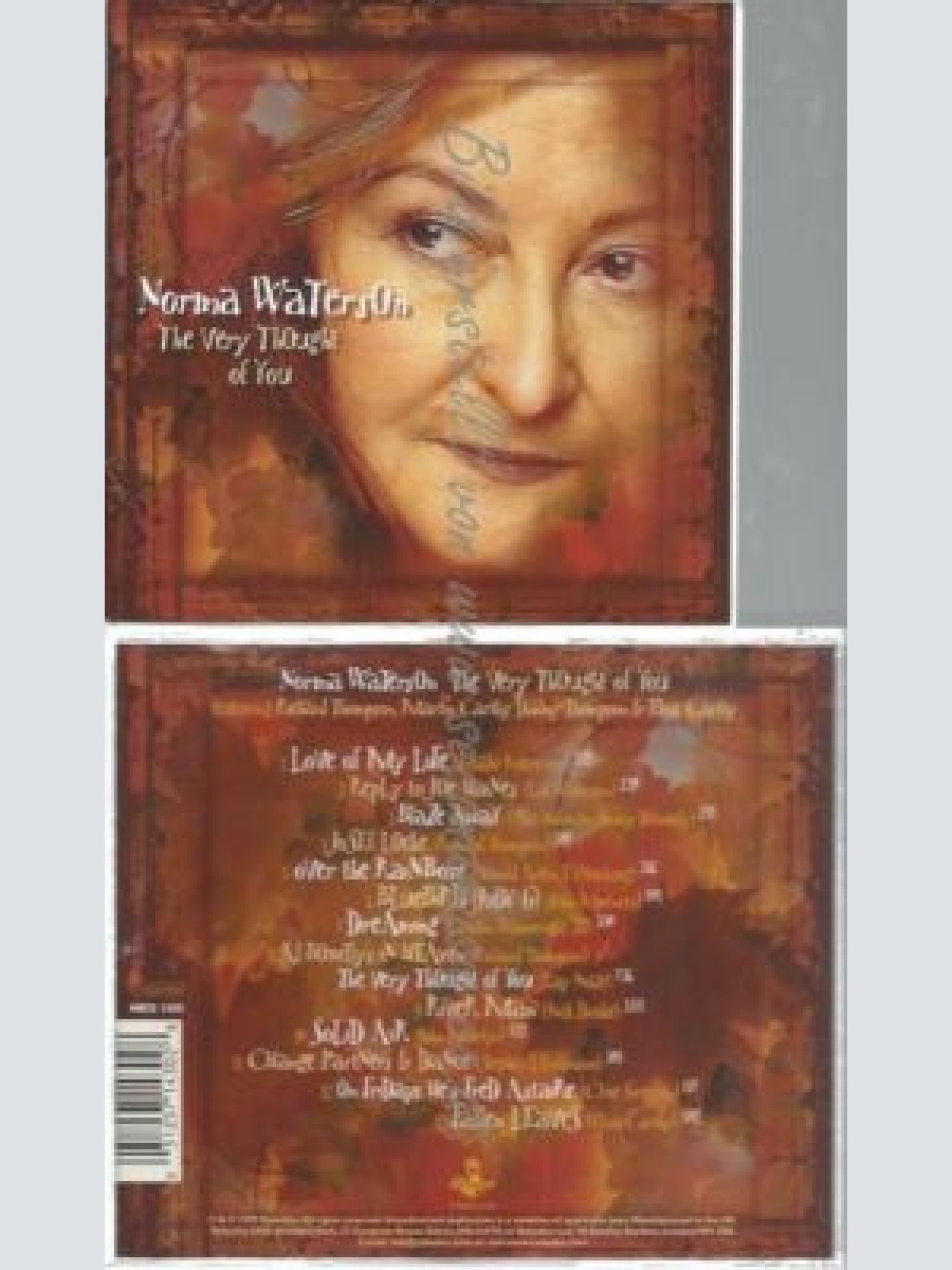 CD--NORMA WATERSON | --THE VERY THOUGHT OF YOU