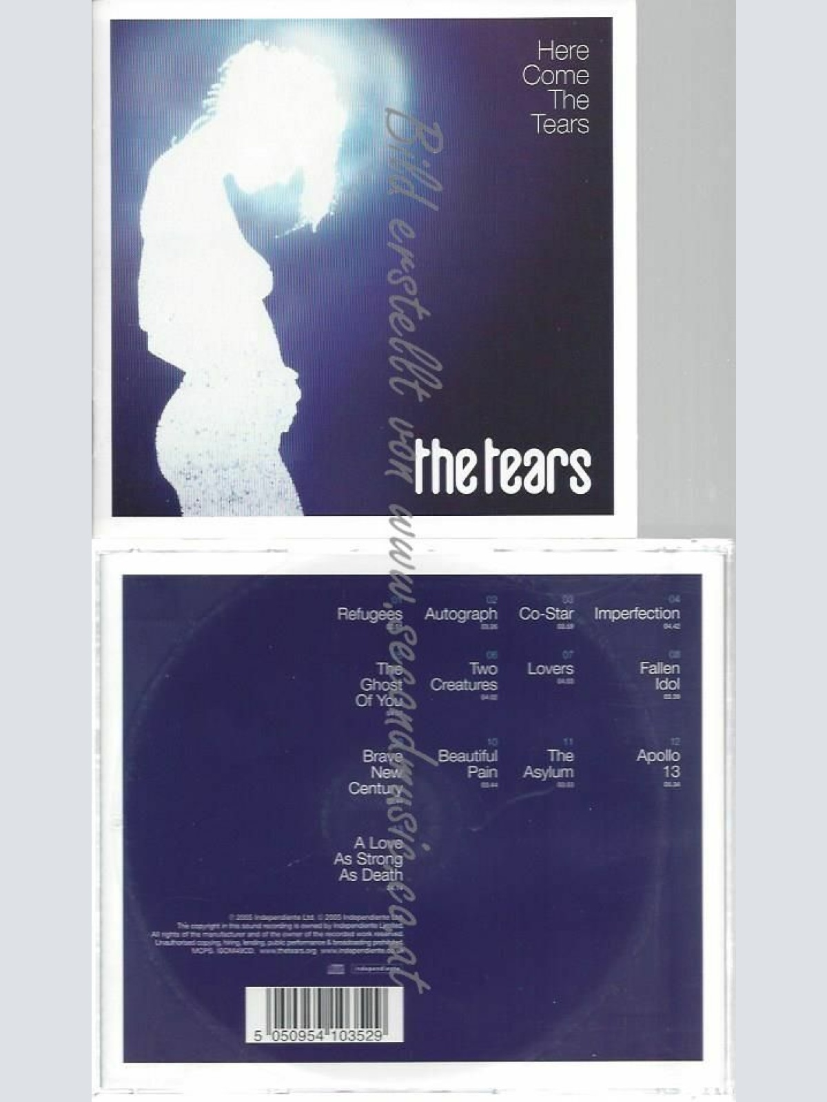CD--THE TEARS | --HERE COME THE TEARS
