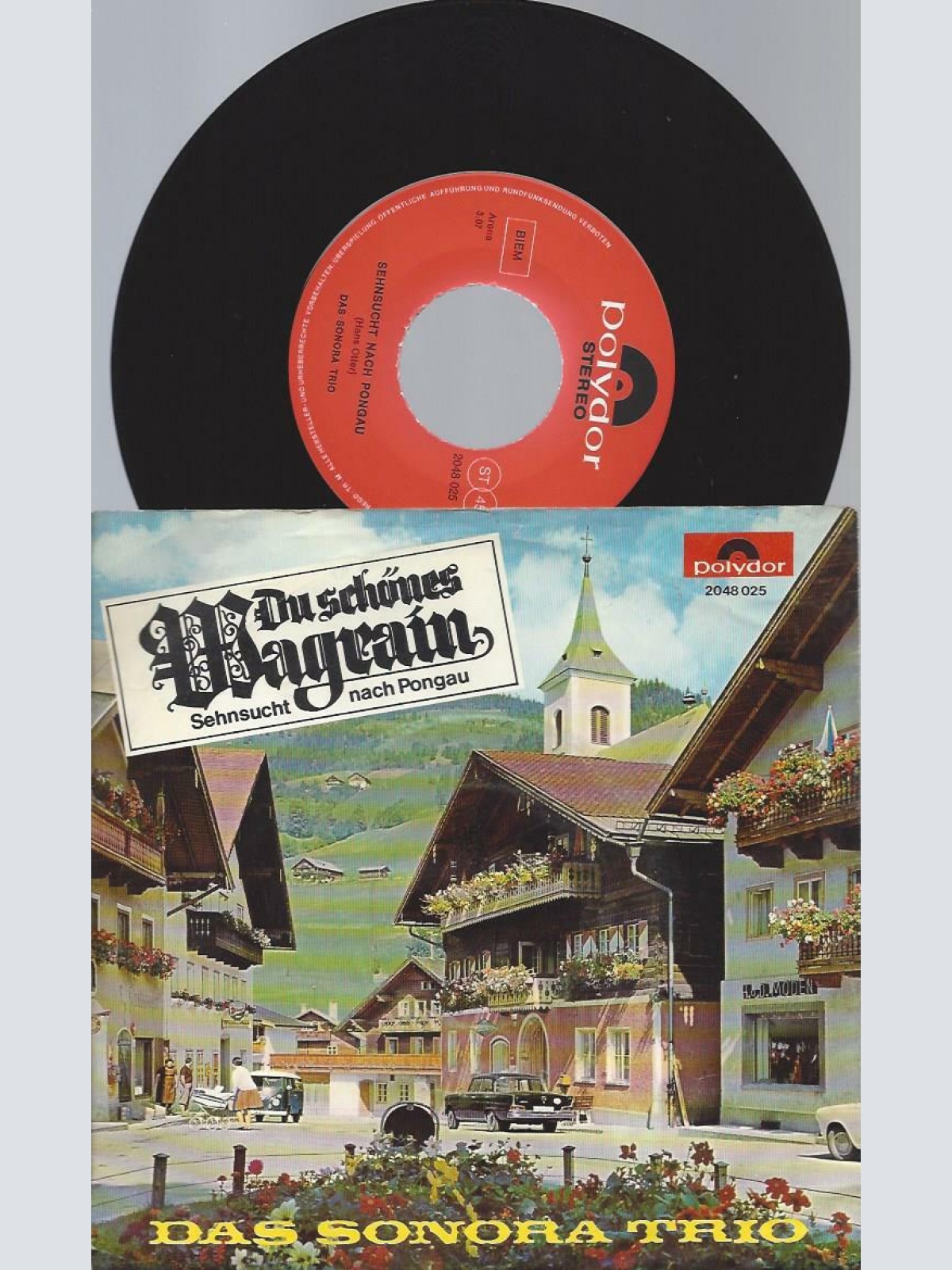 7"  Das Sonora Trio Du schönes Pongau