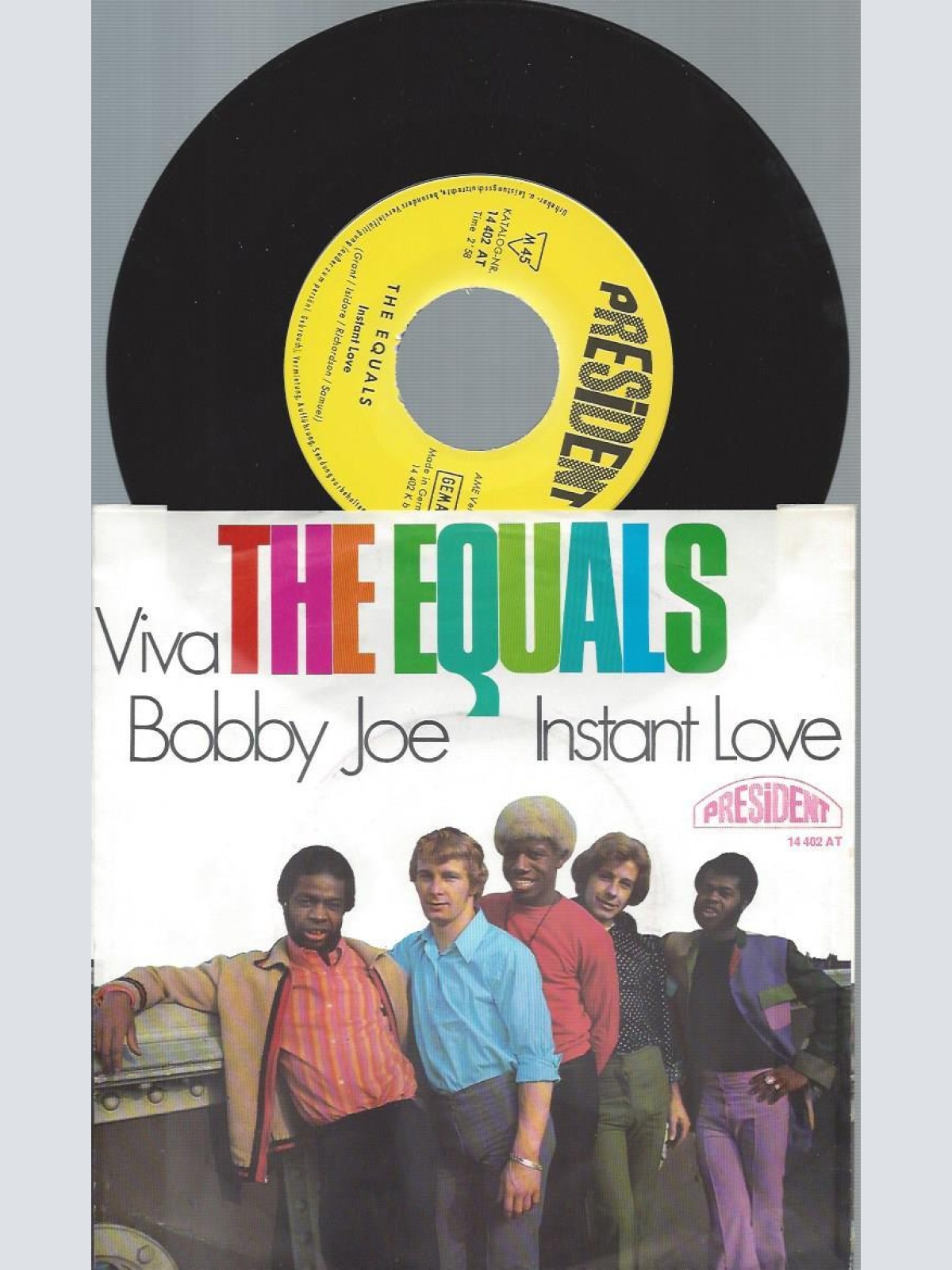 7"  The Equals  Viva Bobby Joe // MADE IN AUSTRIA