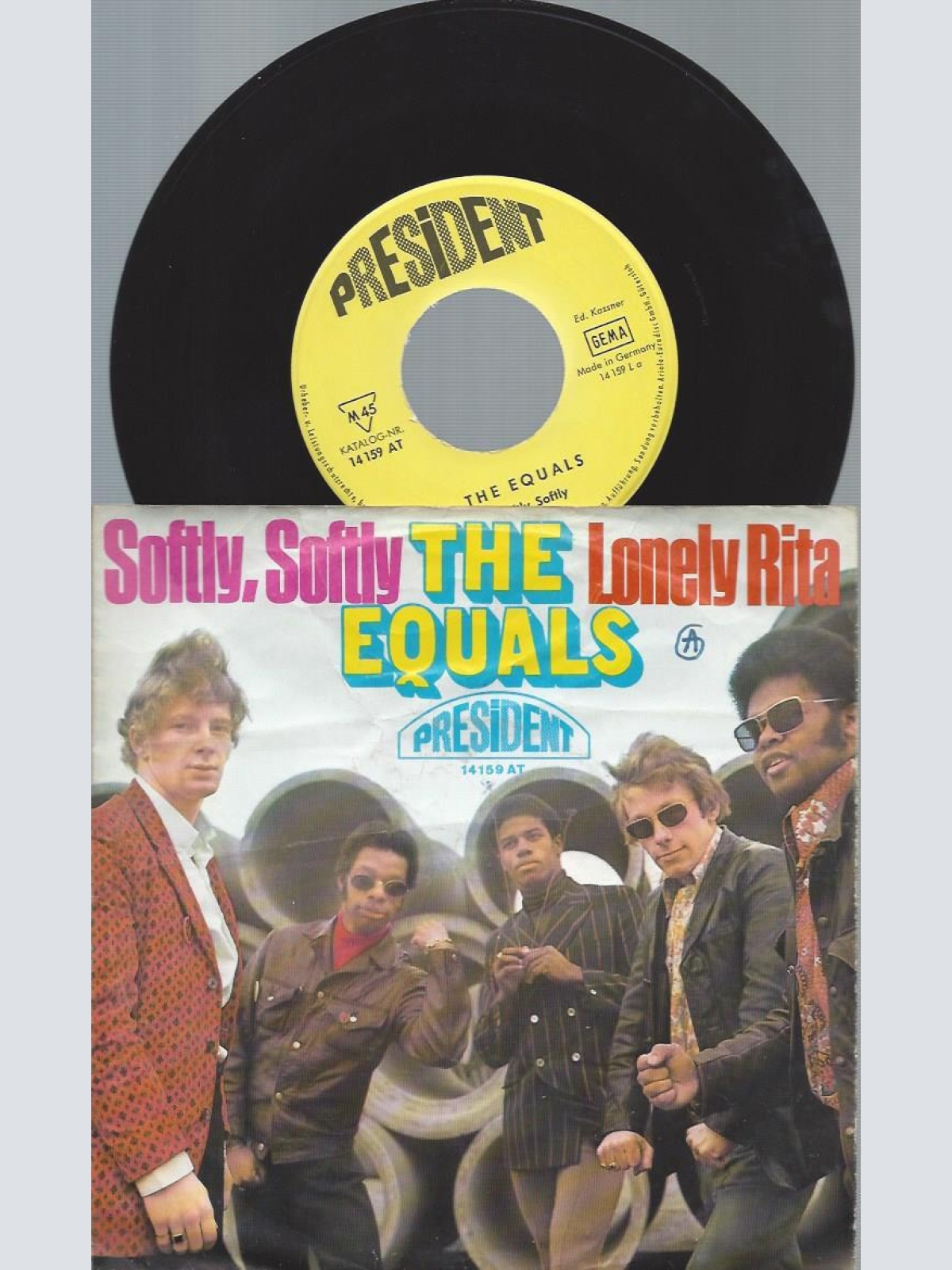 7"   The Equals  Softly, Softly
