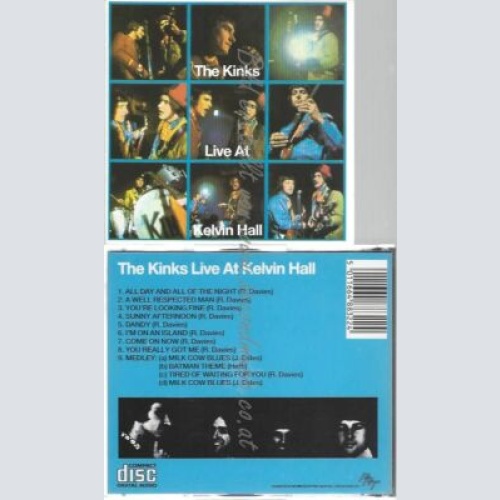 CD--THE KINKS--LIVE AT KELVIN HALL