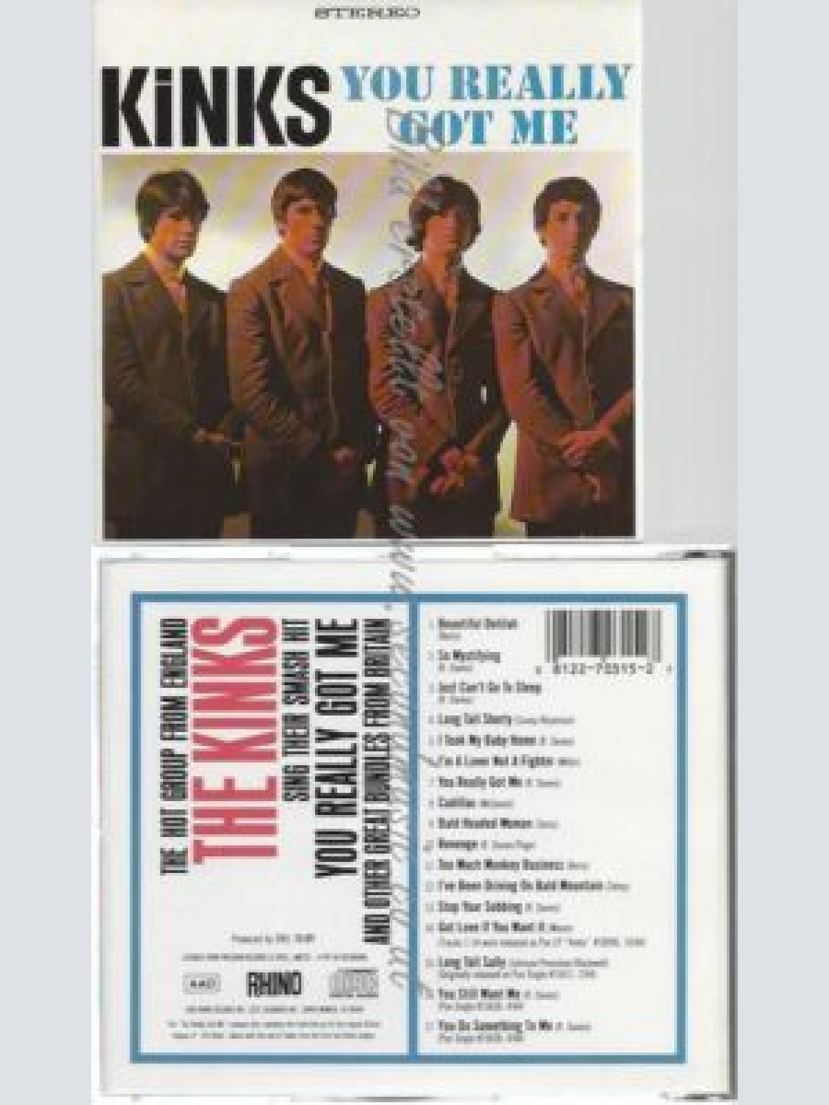 CD--THE KINKS--YOU REALLY GOT ME