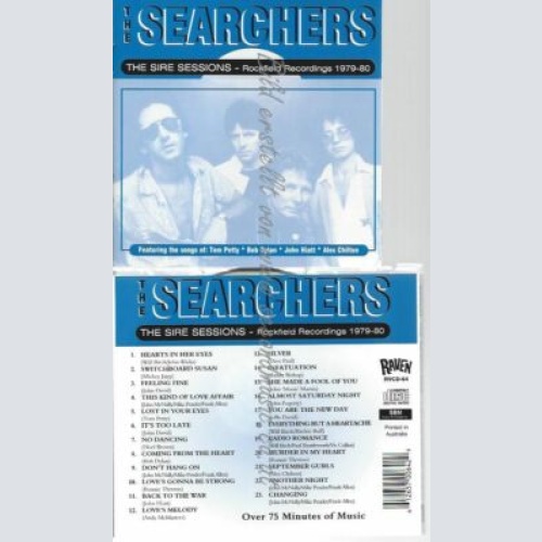CD-- The Searchers  The Sire Sessions - Rockfield Recordings 1979-80