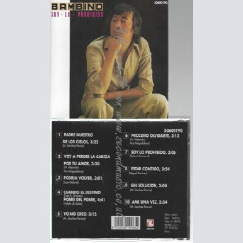 CD--BAMBINO--    SOY LO PROHIBIDO