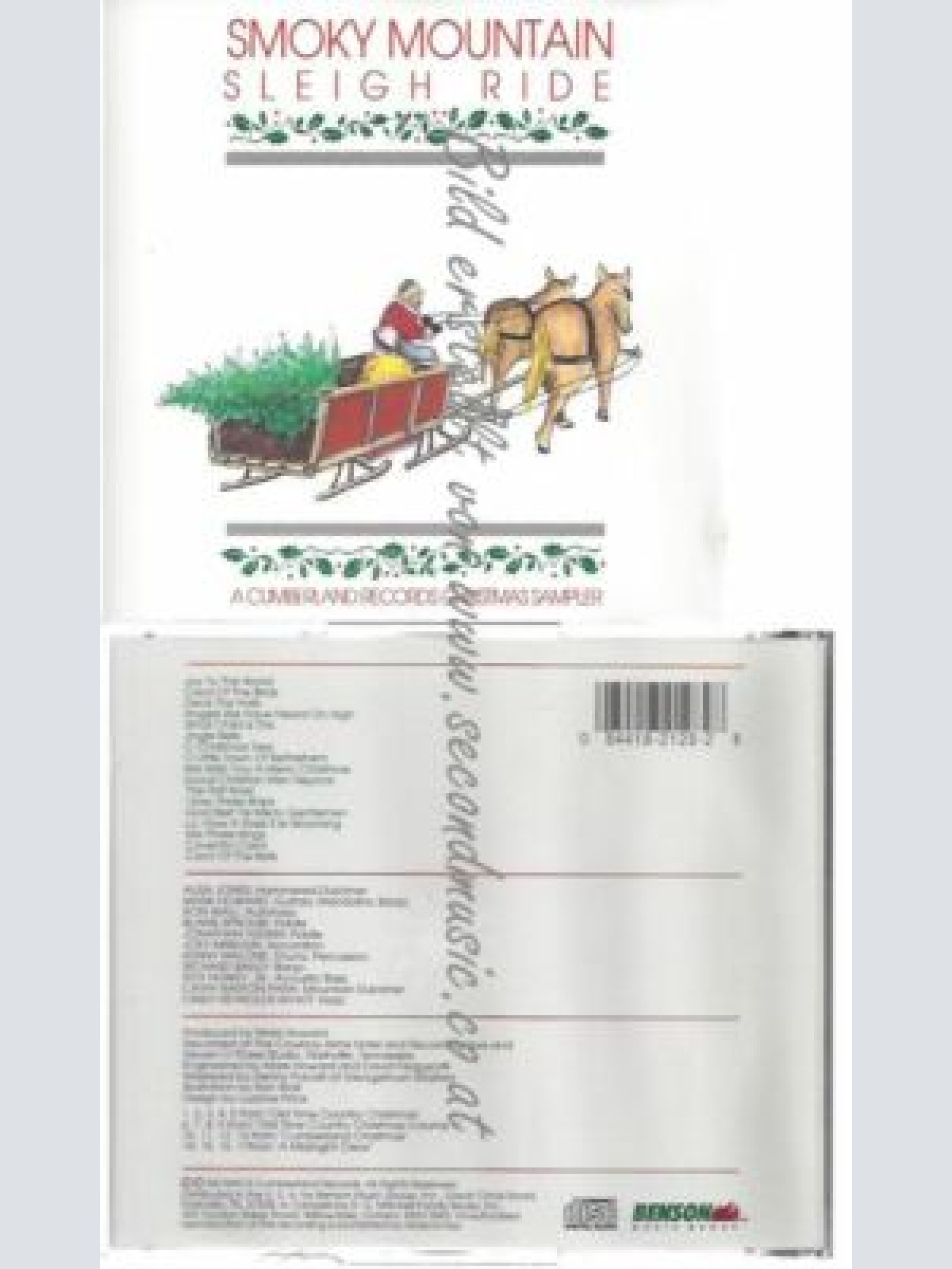 CD--VARIOUS ARTISTS--SMOKY MOUNTAIN SLEIGH RIDE