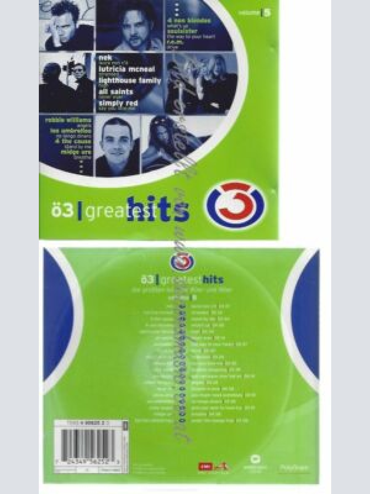 CD--DIVERSE, ROBBIE WILLIAMS, ET AL.--Ö3 GREATEST HITS, VOL. 5