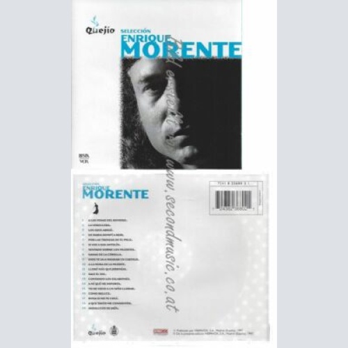 CD--ENRIQUE MORENTE | --SELECCION