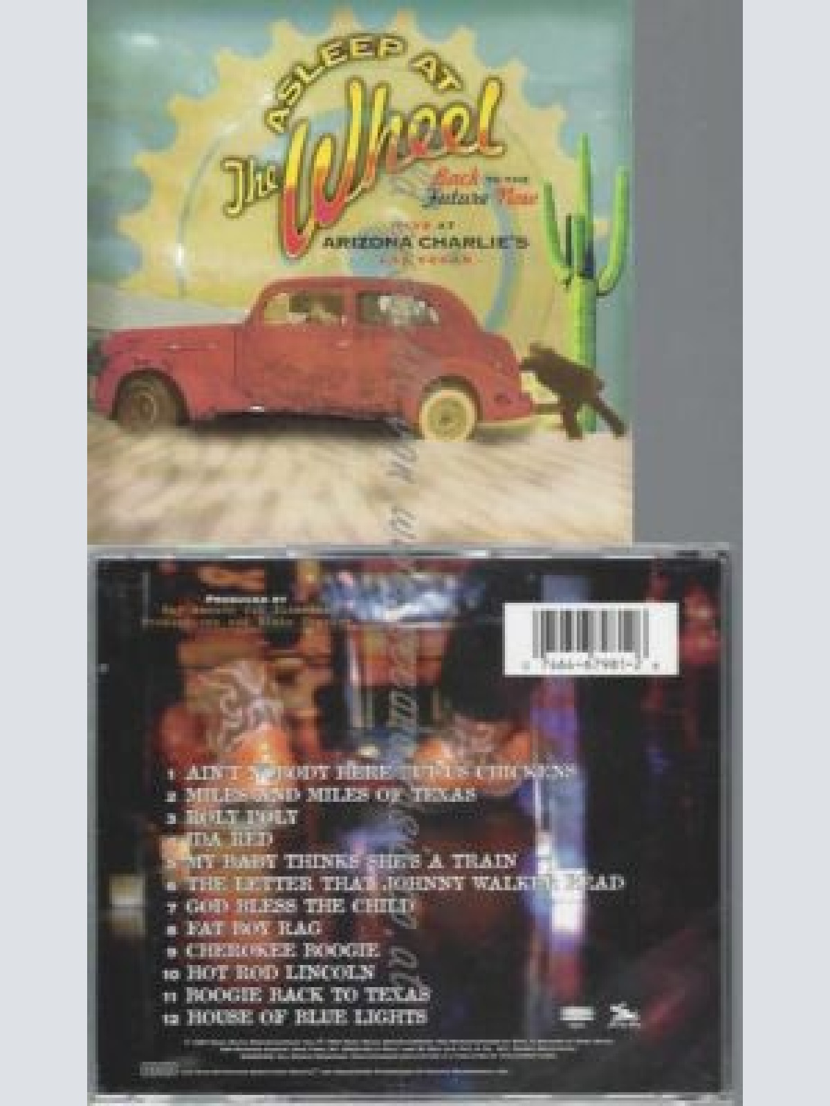 CD--ASLEEP AT THE WHEEL | --LIVE
