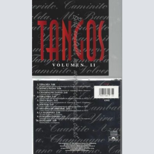 CD--TANGOS --Volumen 2
