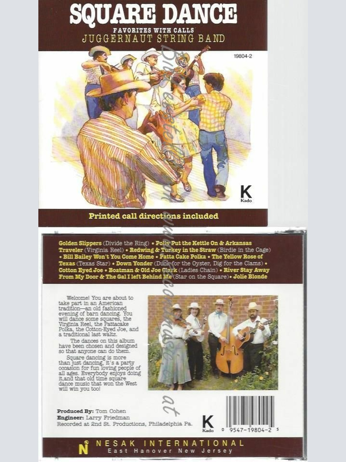 CD--SQUARE DANCE CALLERS | --JUGGERNAUT STRING BAND PLAYS..