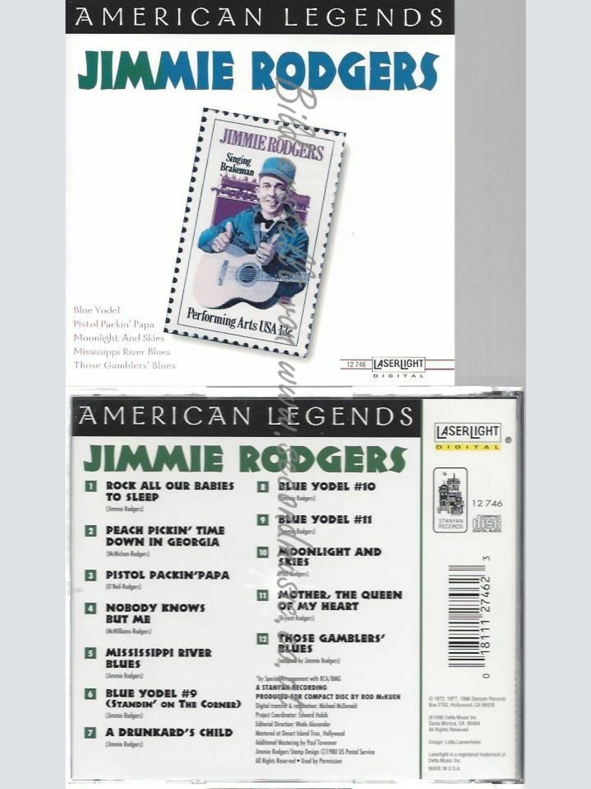 CD--JIMMIE RODGERS UND AMERICAN LEGENDS (SERIES) | --AMERICAN LEGENDS