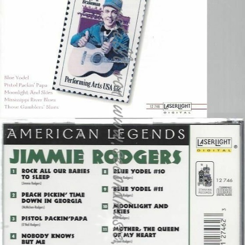 CD--JIMMIE RODGERS UND AMERICAN LEGENDS (SERIES) | --AMERICAN LEGENDS