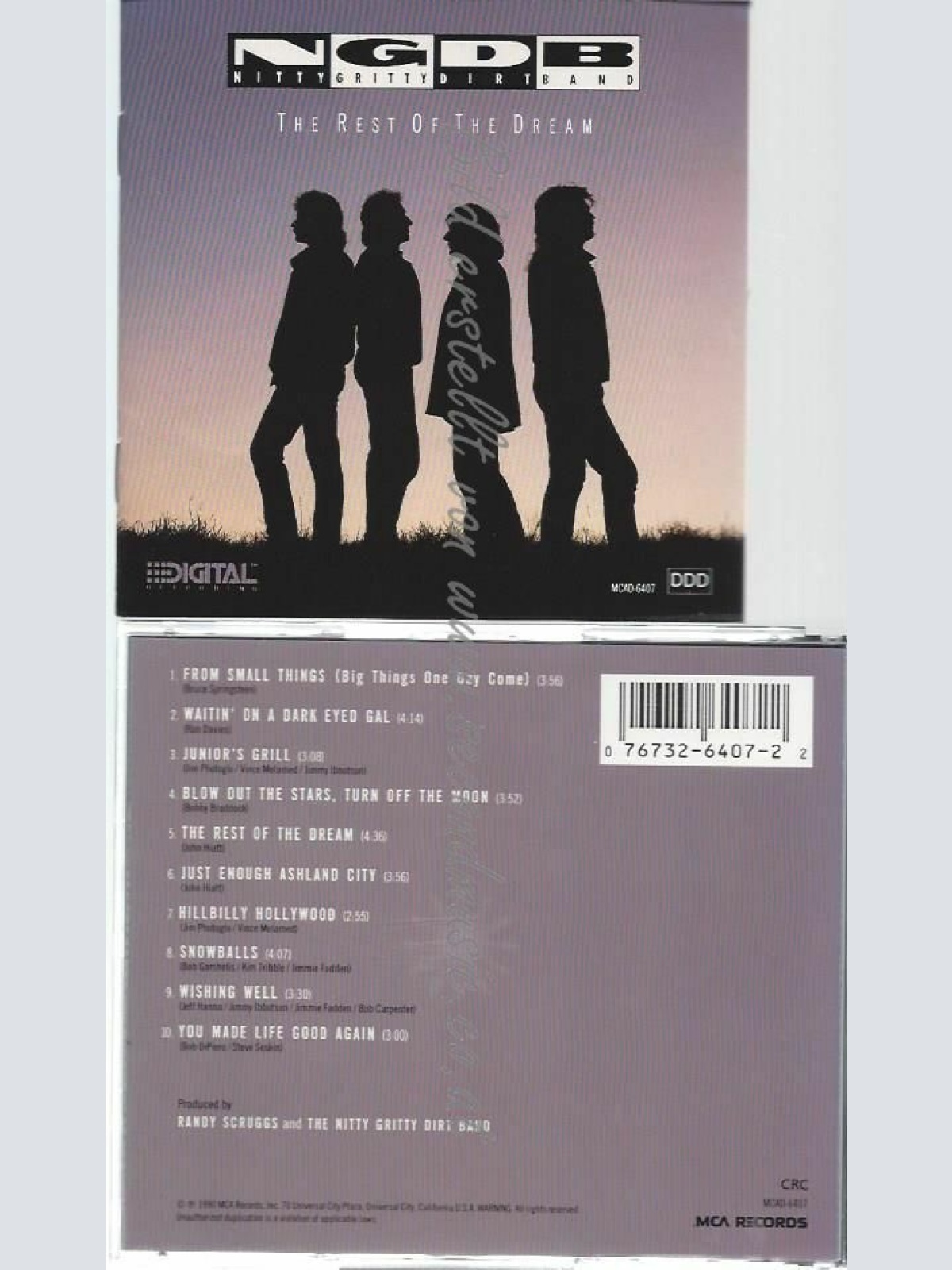 CD--NITTY GRITTY DIRT BAND | --REST OF THE DREAM