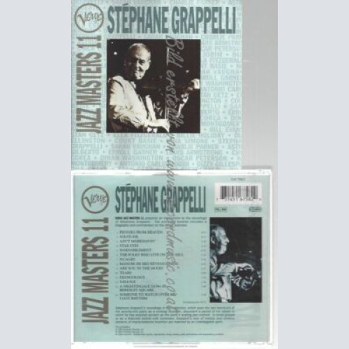 CD-- Stéphane Grappelli  Verve Jazz Masters 11