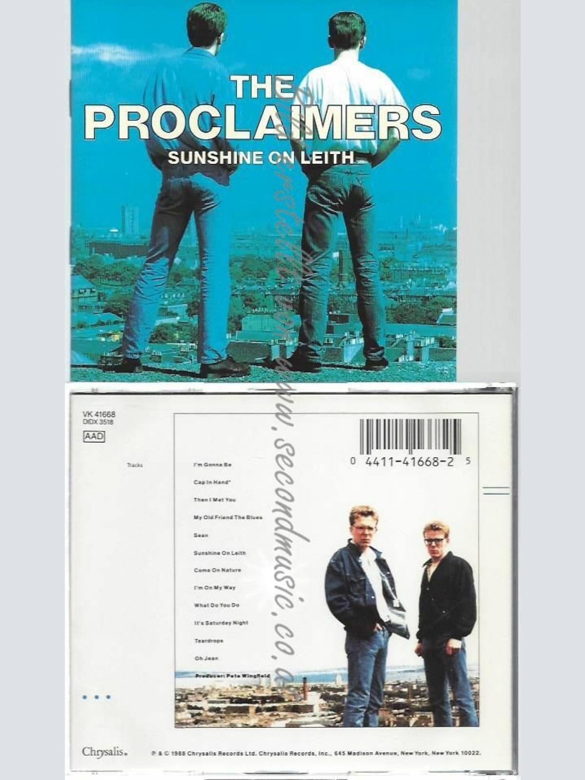 CD--PROCLAIMERS--SUNSHINE ON LEITH