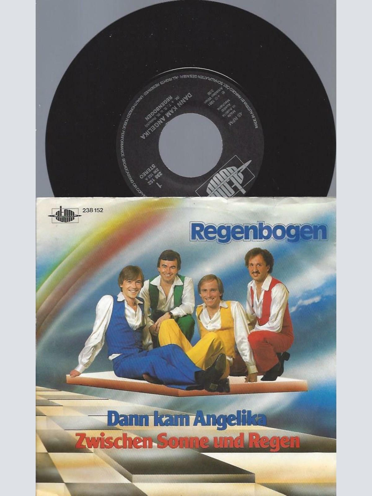 7"   Regenbogen Dann kam Angelika