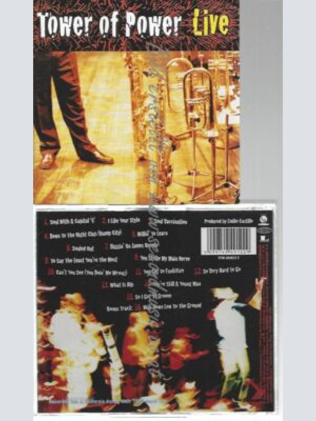 CD--TOWER OF POWER | --SOUL VACCINATION: TOWER OF POWER LIVE