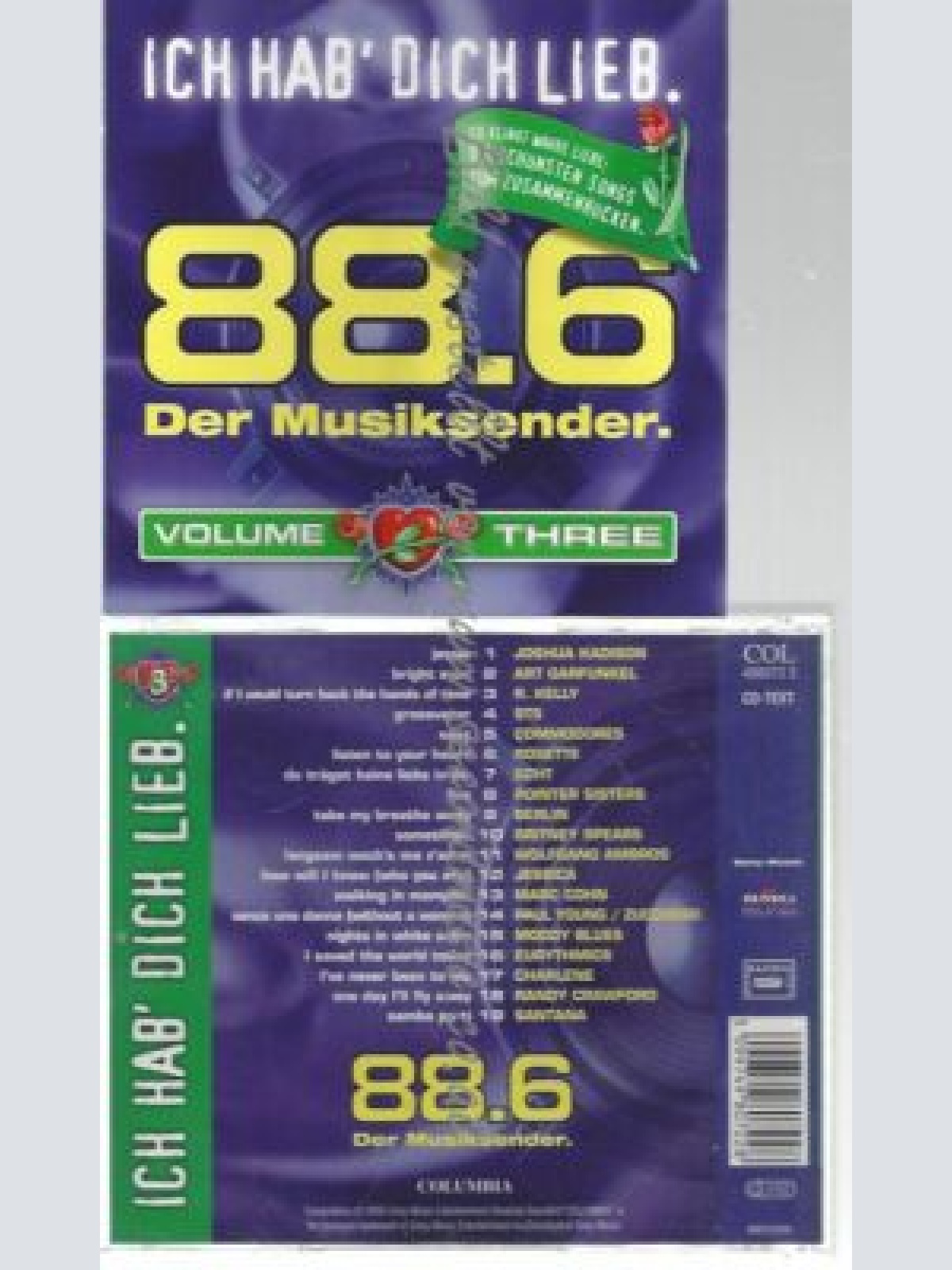 CD-- 88.6--ICH HAB DICH LIEB VOL.