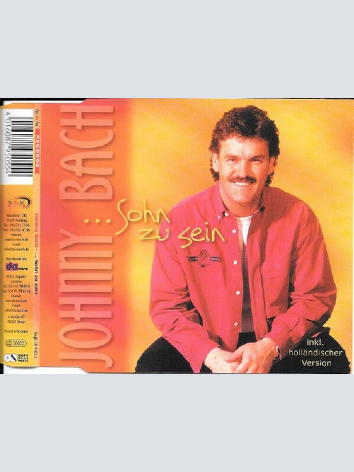 CD, Maxi Johnny Bach - ... Sohn Zu Sein