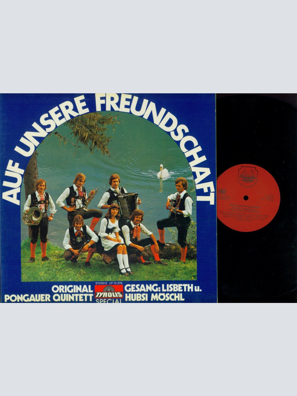 LP-- Original Pongauer Quintett  // Auf unsere Freundschaft // NM