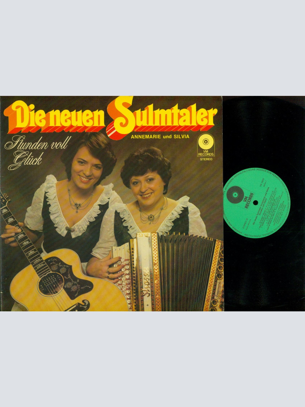 LP-- Die Neuen Sulmtaler Annemarie Und Silvia – Stunden Voll Glück  // NM