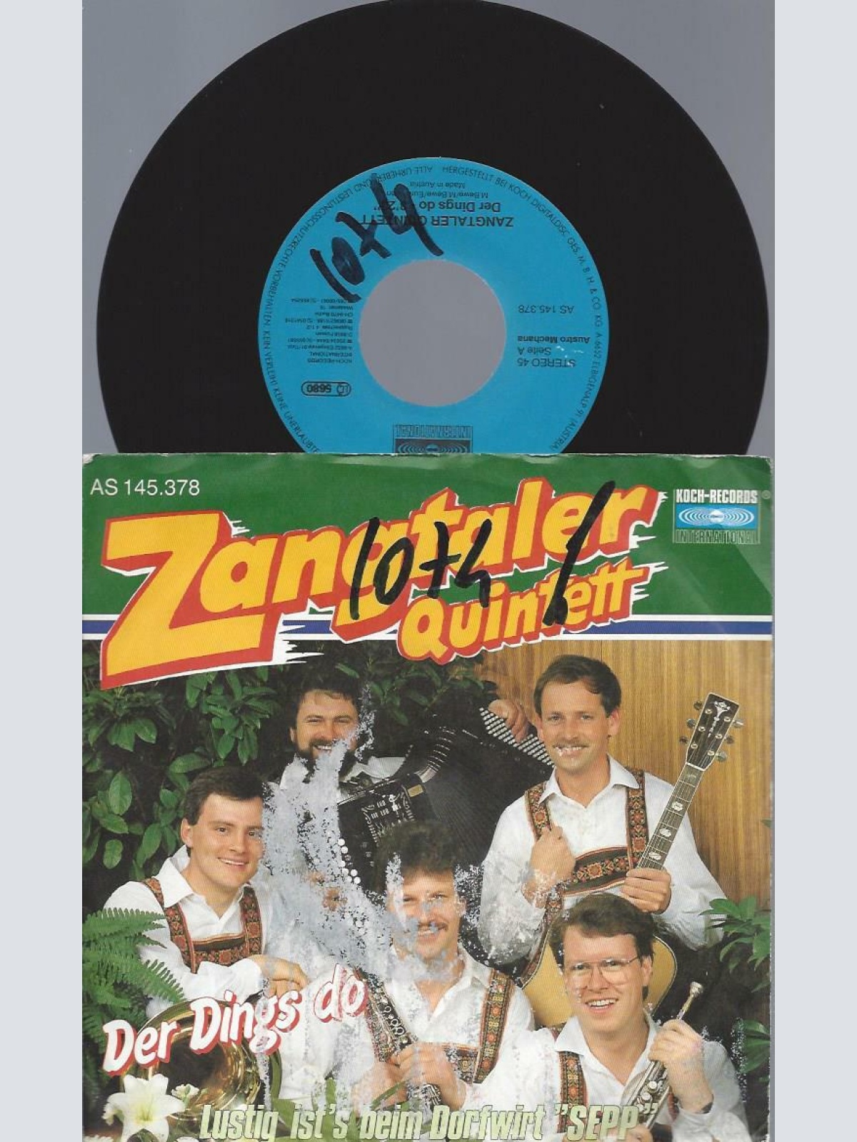 7"  Zangtaler Quintett  Der Dings Do