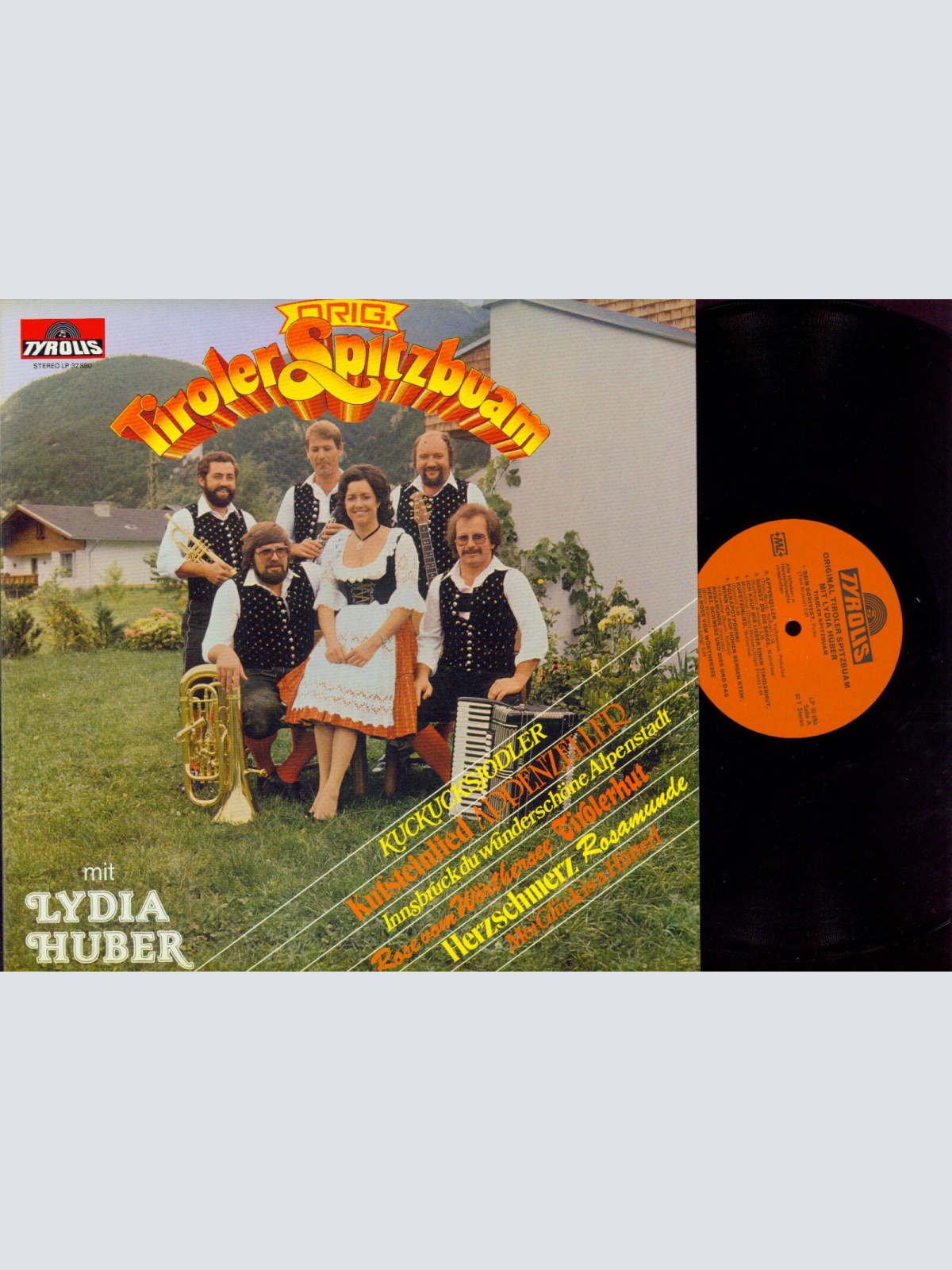 LP-- Orig Tiroler Spitzbuam mit Lydia Huber