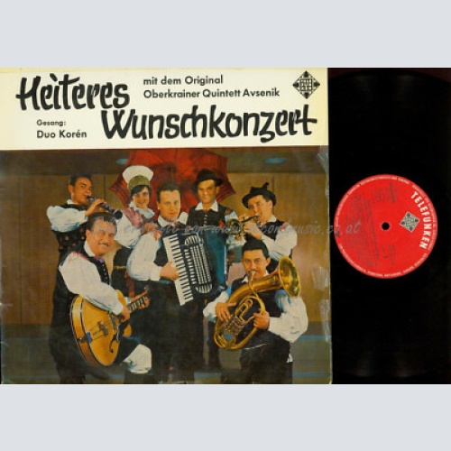 LP- Original Oberkrainer Quintett Avsenik  Heiteres Wunschkonzert  // CH PRESS