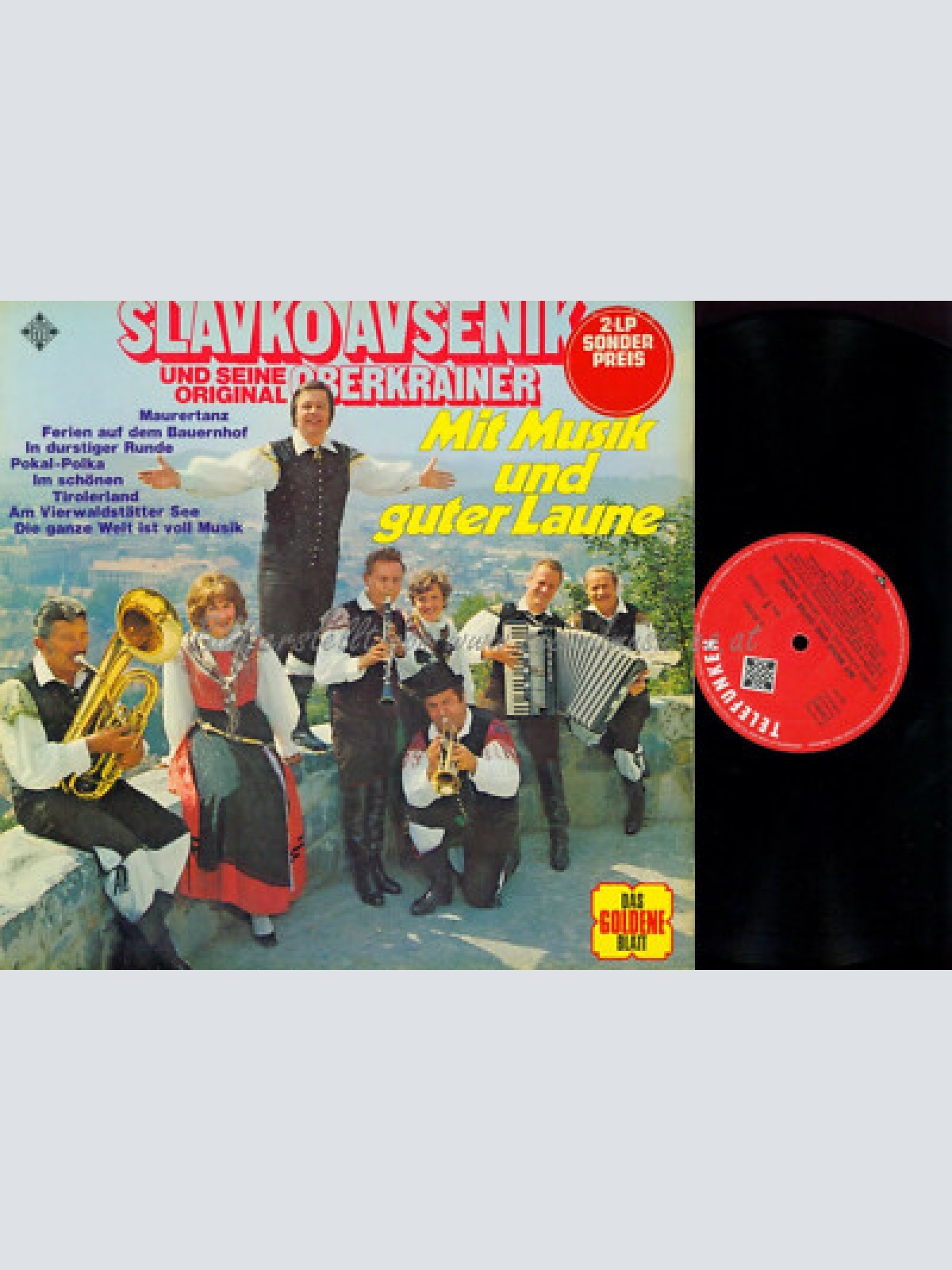 LP-- Slavko Avsenik Und Seine Original Oberkrainer  Mit Musik Und Guter Laune
