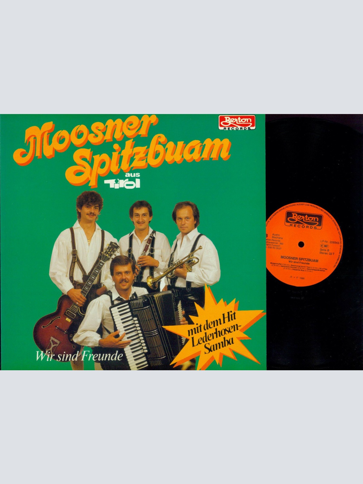 LP-- Moosner Spitzbuam -- Wir sind Freunde     //NM