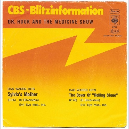 7", Single, Promo Dr. Hook And The Medicine Show* - Sylvia's Mother / The Cov...