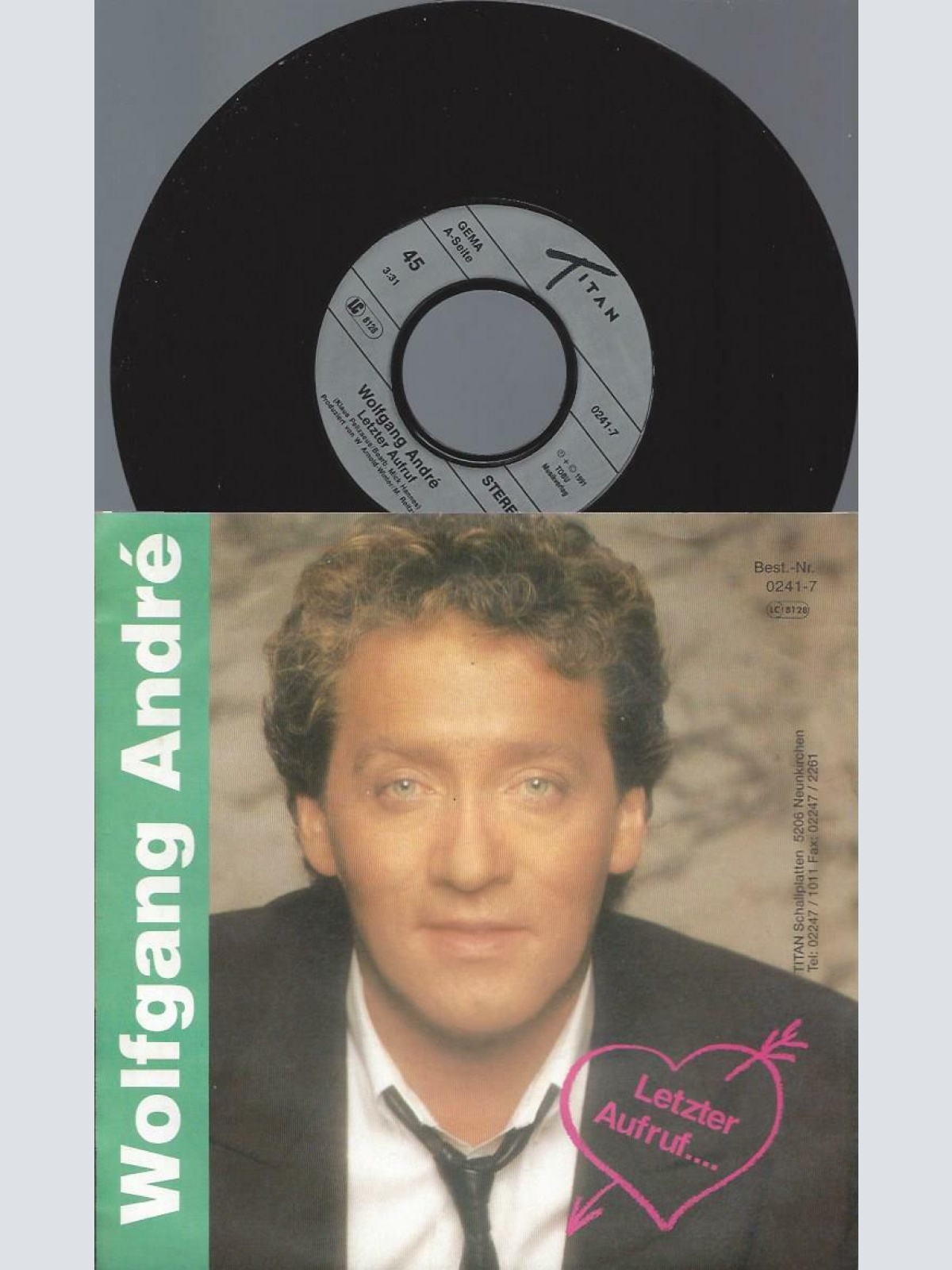 7"  Wolfgang Andre -- Letzter Anruf