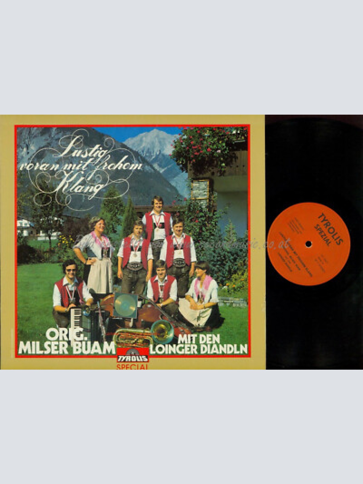 LP- Loinger Diandln Milser Buam Lustig voran mit frohem Klang