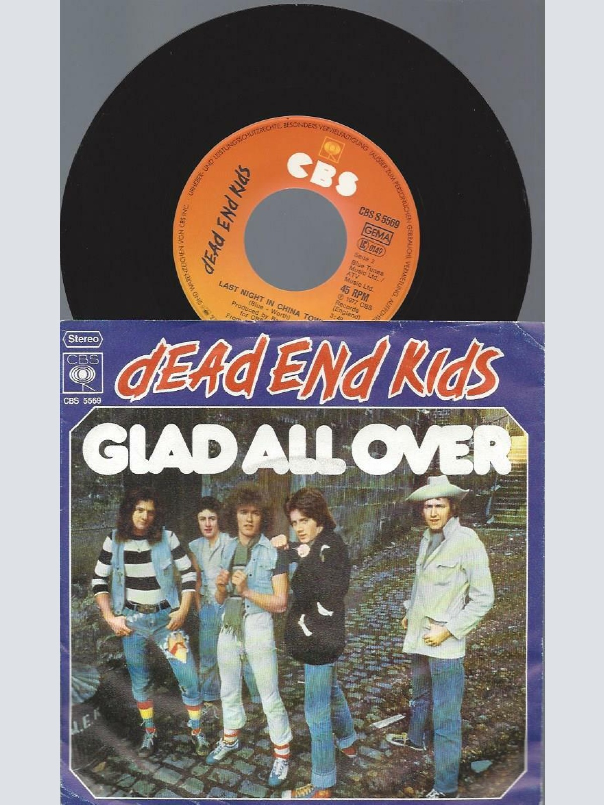 7" Dead End Kids – Glad All Over