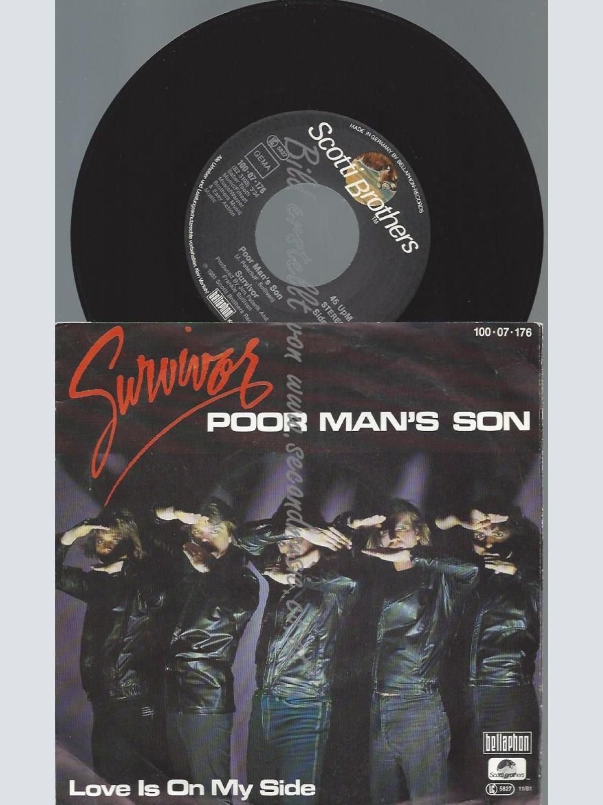 7"   Survivor  Poor Man's Son