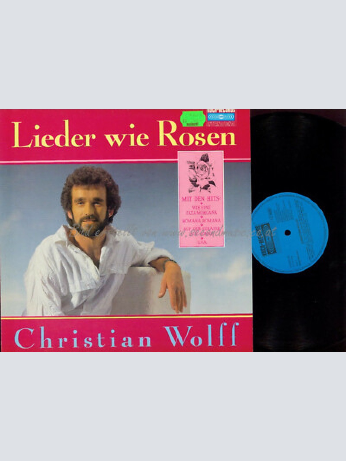 LP-  Christian Wolff Lieder wie Rosen