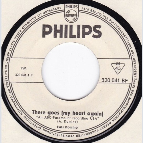 7", Single, Mono, Promo Fats Domino - There Goes (My Heart Again)