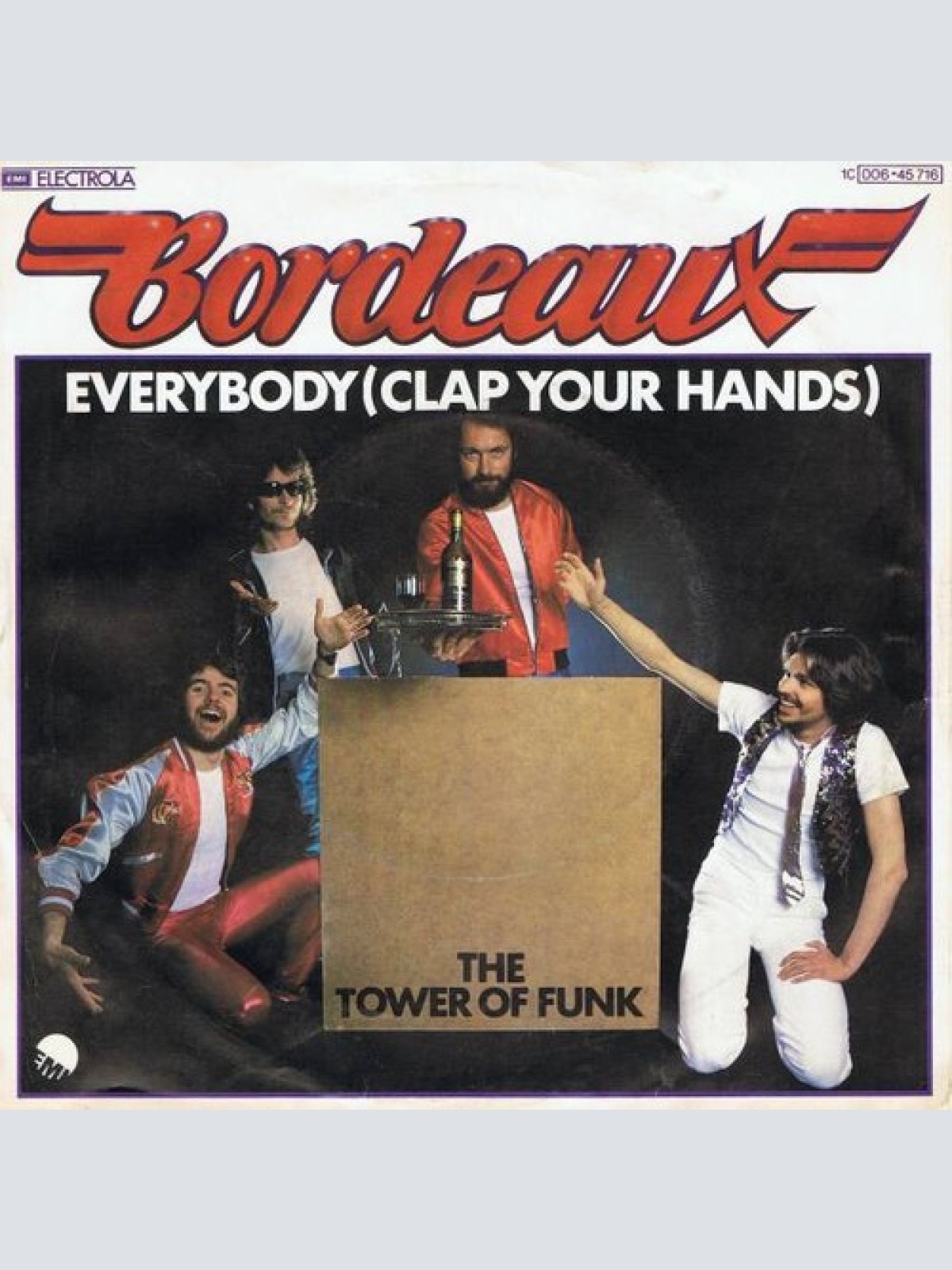 7", Single Bordeaux (3) - Everybody (Clap Your Hands)