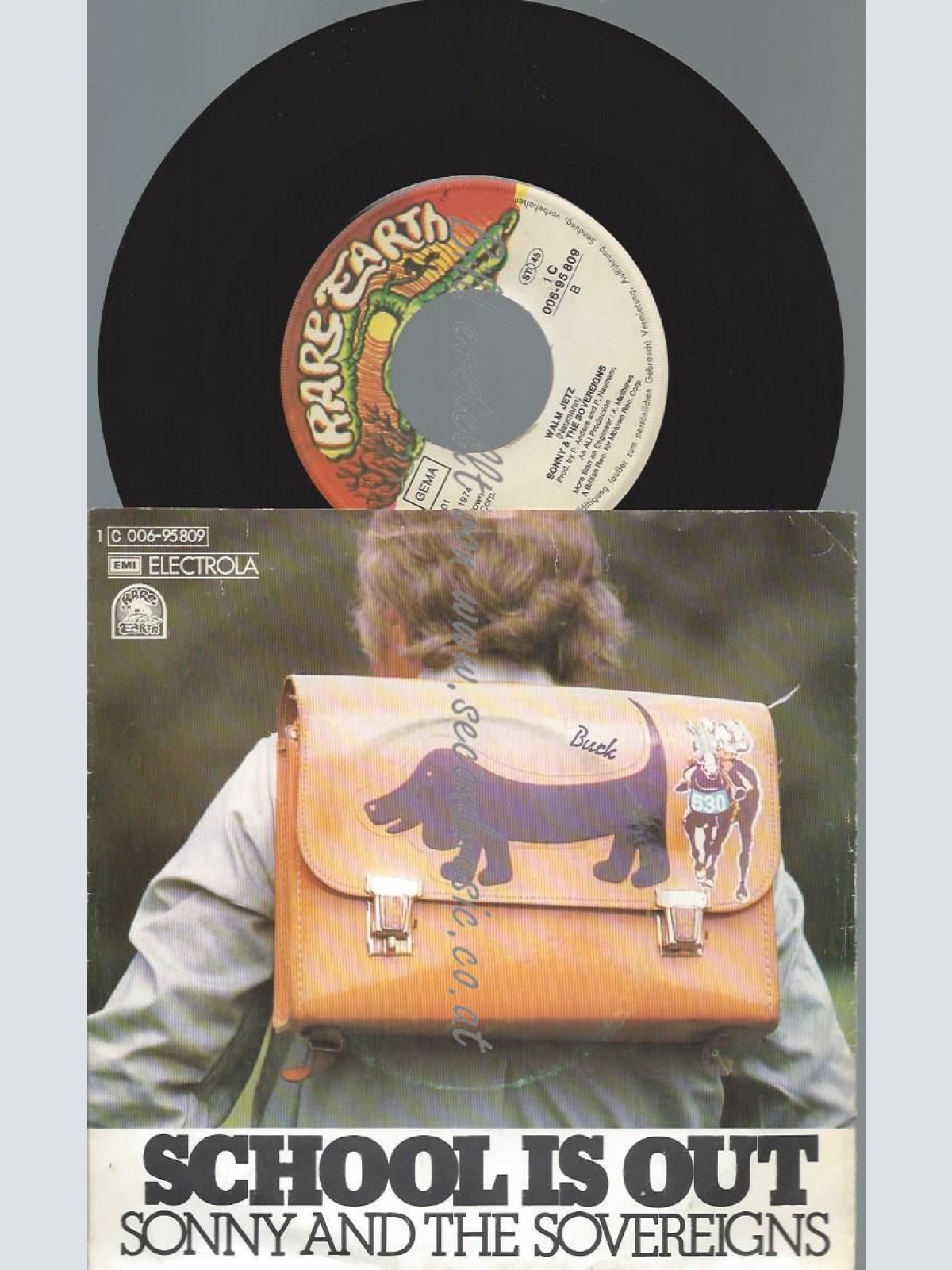 7"  Sonny And The Sovereigns – School Is Out