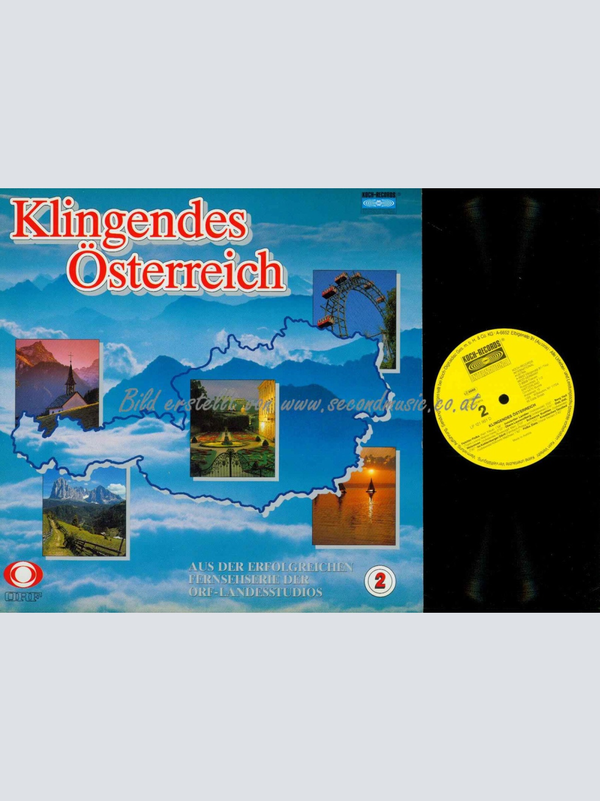 LP--Klingendes Österreich Vol.2 - Vom Bodensee Zum Neusiedlersee/  NM