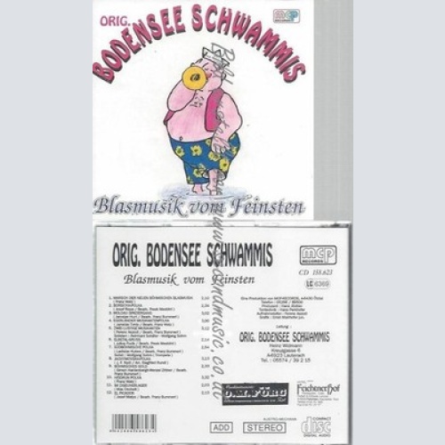 CD--ORIG BODENSEE SCHWAMMIS  // BLASMUSIK VOM FEINSTEN