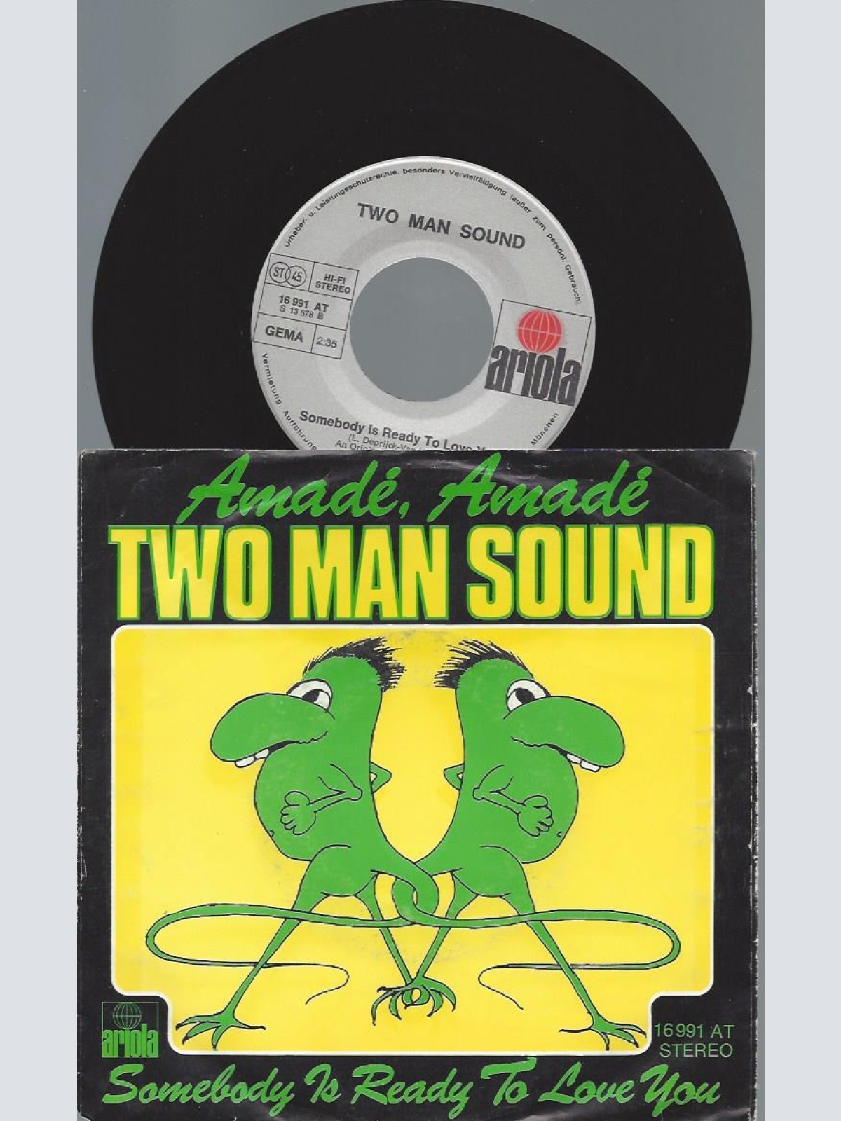 7"  Two Man Sound – Amadé, Amadé