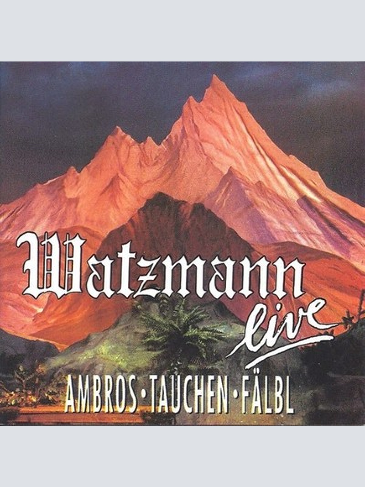 2xCD, Album, RE Ambros* ᐧ Tauchen* ᐧ Fälbl* - Watzmann Live