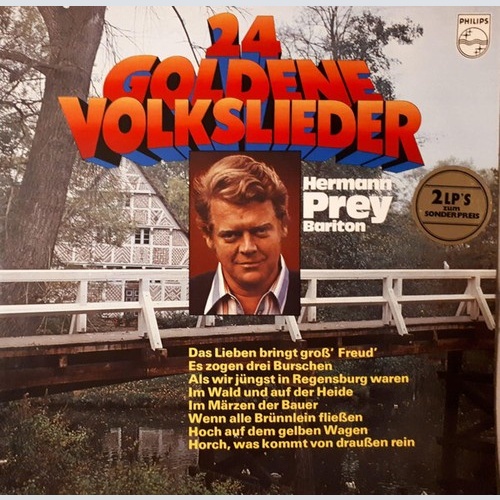 2xLP, Gat Hermann Prey - 24 Goldene Volkslieder