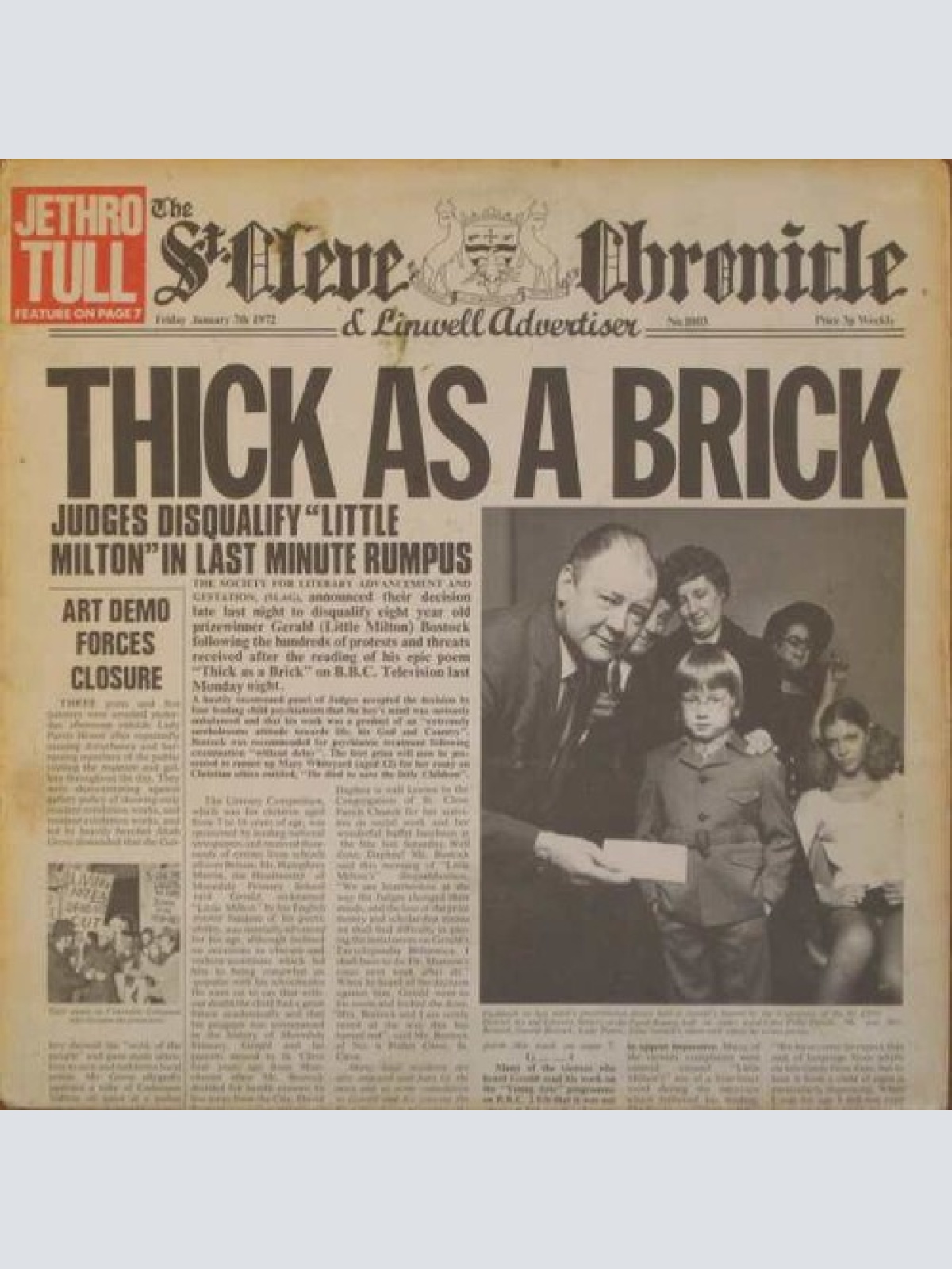 LP, Album Jethro Tull - Thick As A Brick