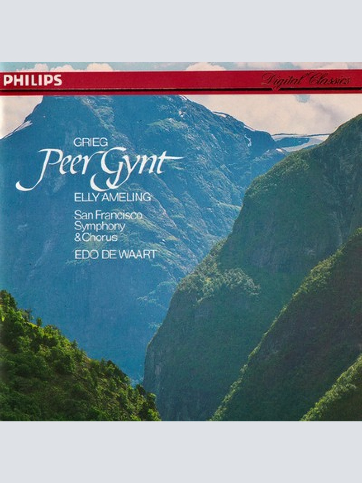 CD, Album Edvard Grieg - Elly Ameling, San Francisco Symphony And San Francis...